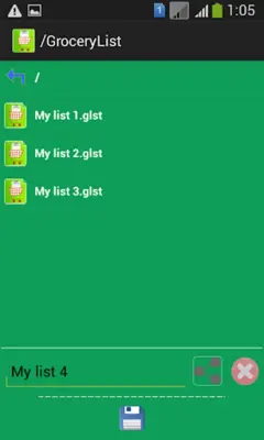 Grocery list android App screenshot 0
