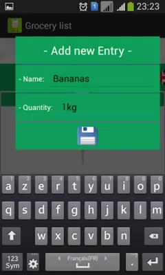 Grocery list android App screenshot 4