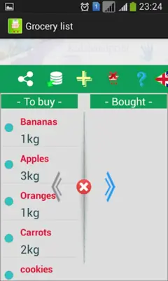 Grocery list android App screenshot 6